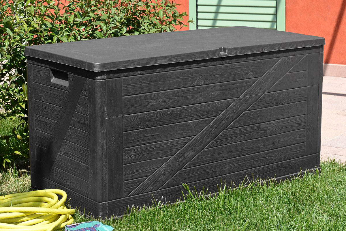 Toomax, Италия Сундук Toomax WoodLine, 420 л Антрацит