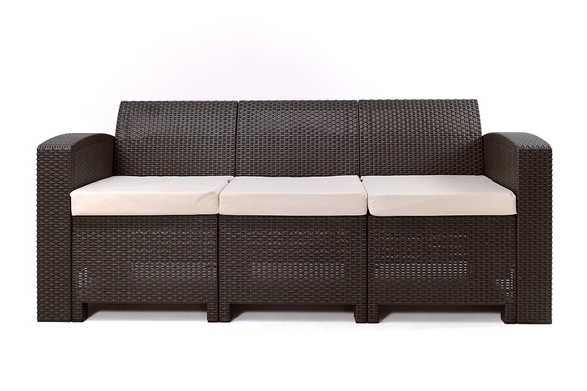 B:Rattan Rattan premium, диван трехместный, венге