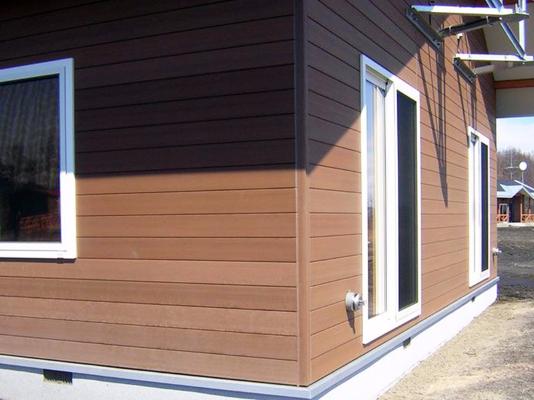 Holzhof, Россия Фасадная панель 3D Holzhof 165*15*3000мм, коричневый