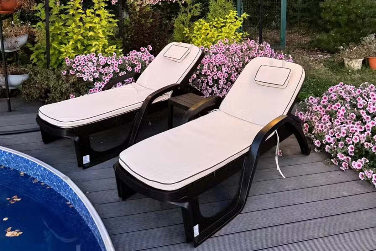B:Rattan Матрац 710*570/1130*570мм с вертикальной подушкой (бежевый) Premium