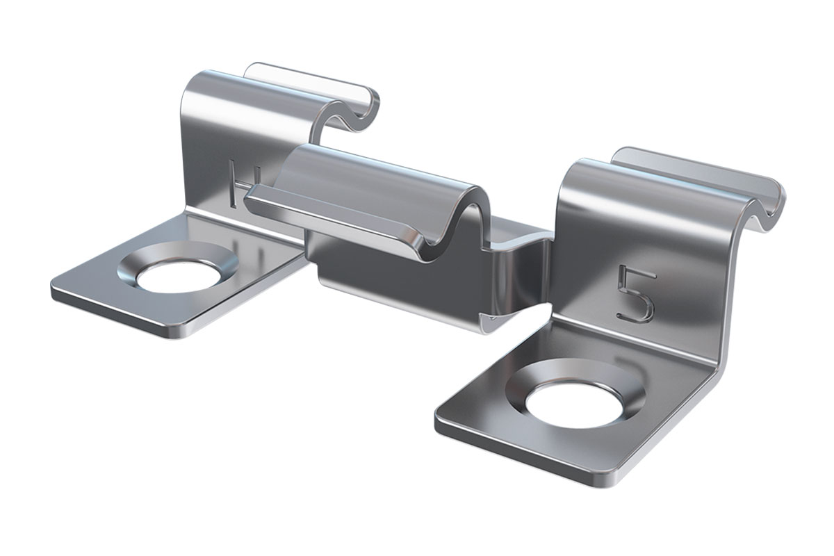 HILST Клипса HILST Premium 3D (металл), 5мм (упак. 100шт)