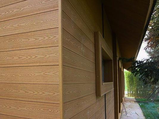 Holzhof, Россия Фасадная панель 3D Holzhof 165*15*3000мм, коричневый