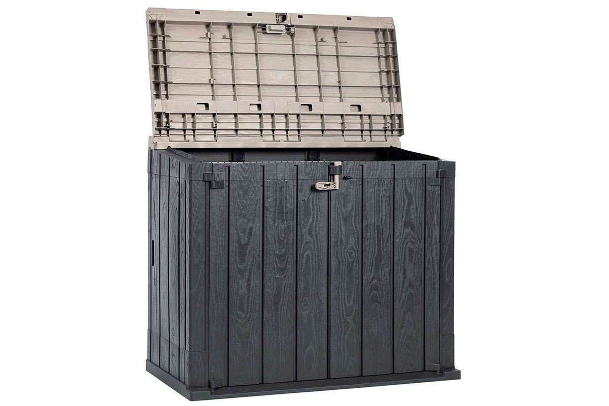 Toomax, Италия Ящик пластиковый TOOMAX STORA WAY PLUS XL 1270л, антрацит/светло-серый