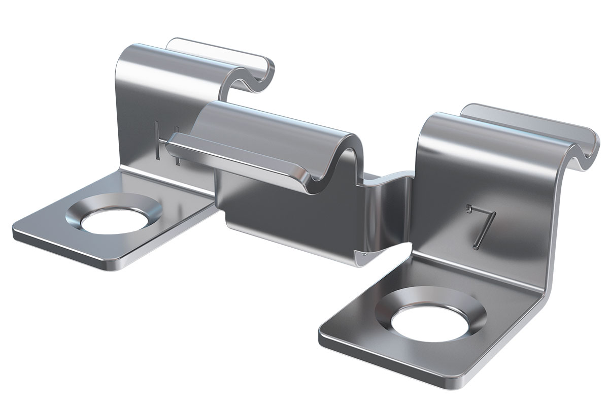 HILST Клипса HILST Premium 3D (металл), 7мм (упак. 100шт)