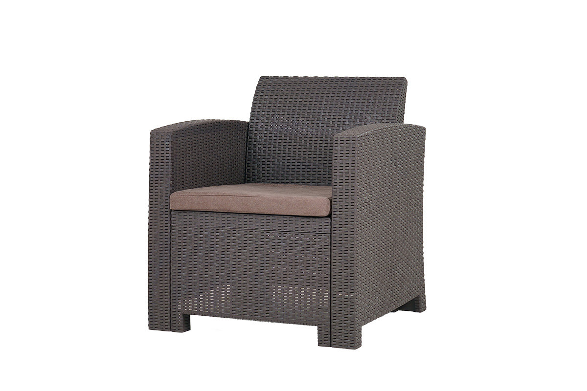B:Rattan Arizona b:rattan, Кресло (2шт.), венге (2 подушки)