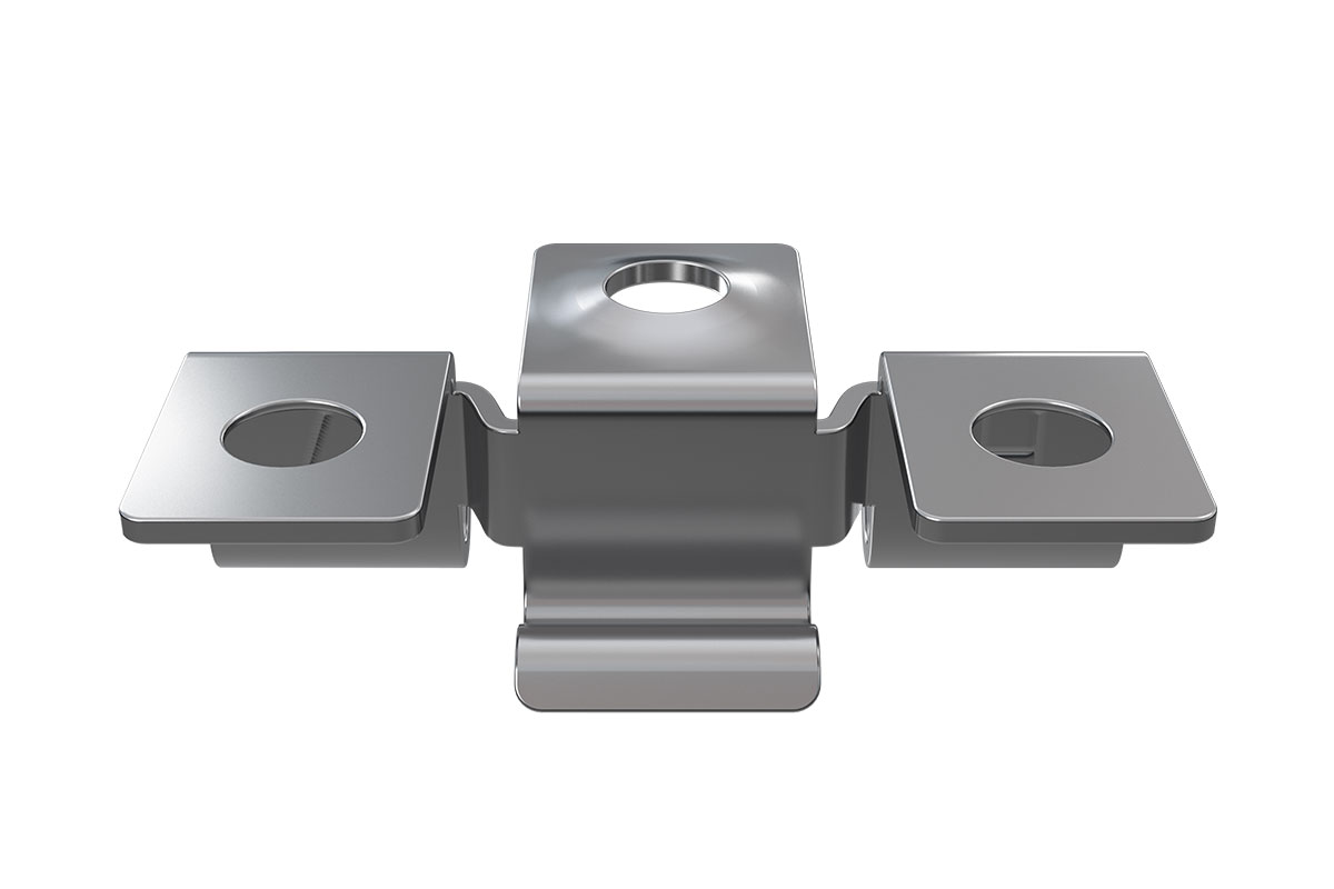 HILST Клипса HILST Premium 3D (металл), 8мм (упак. 100шт)