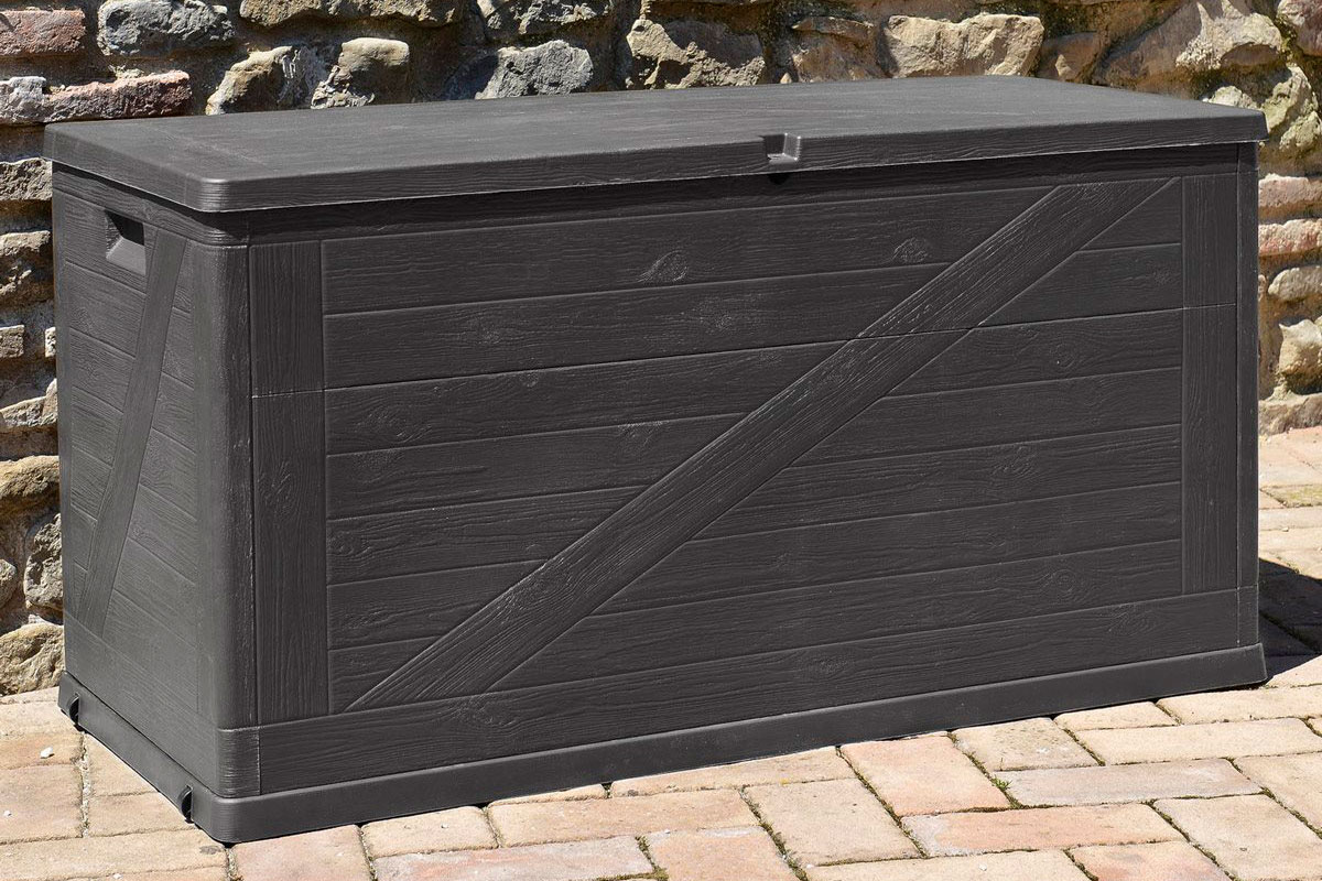 Toomax, Италия Сундук Toomax WoodLine, 420 л Антрацит