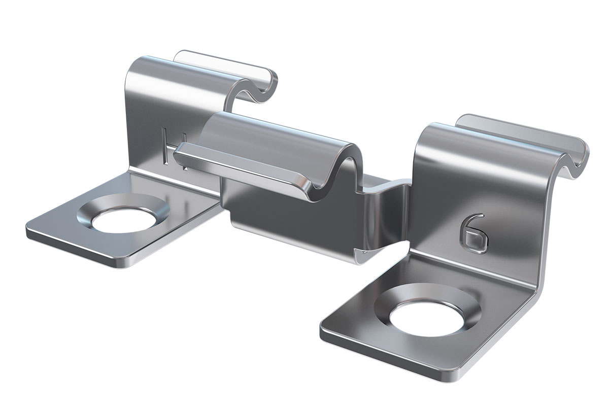 HILST Клипса HILST Premium 3D (металл), 6мм (упак. 100шт)
