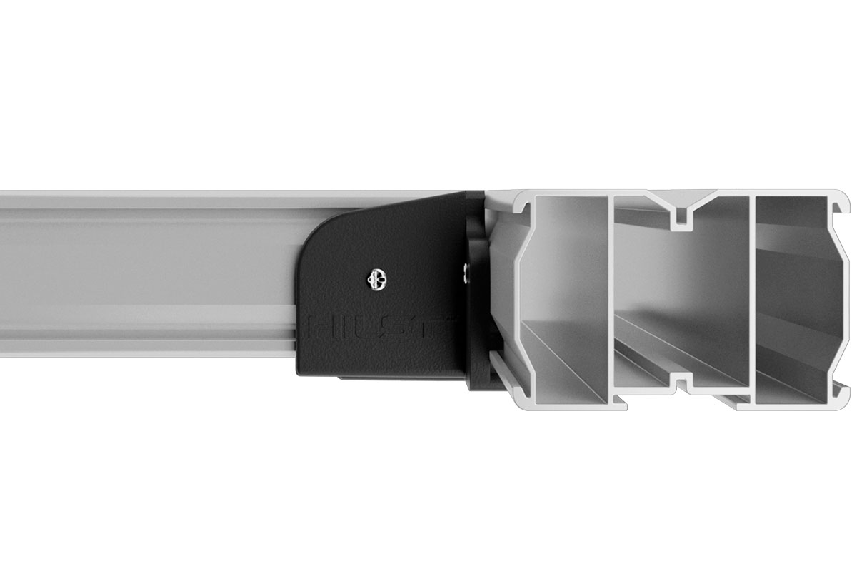 HILST Перпендикулярный соединитель алюминиевой лаги HILST Prof 60х40 (упак. 10шт)