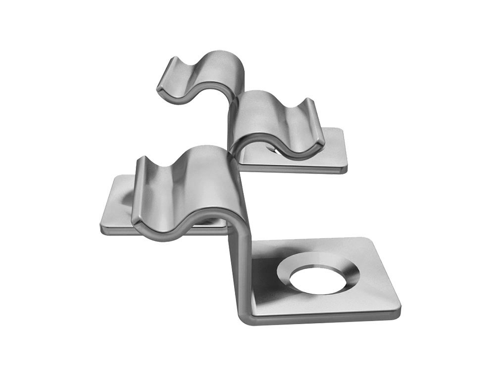HILST Клипса HILST Premium 3D (металл), 5мм (упак. 100шт)