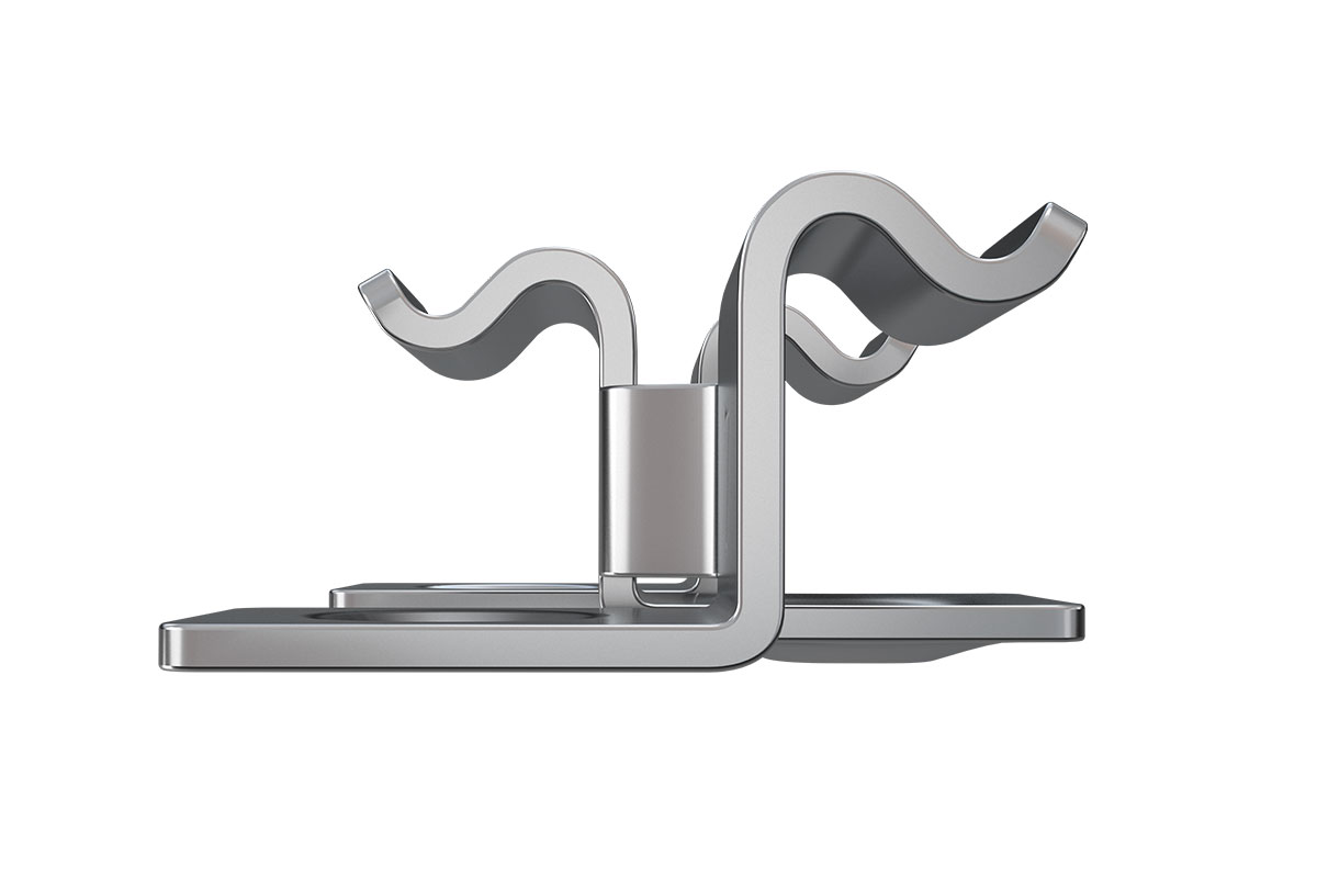 HILST Клипса HILST Premium 3D (металл), 6мм (упак. 100шт)