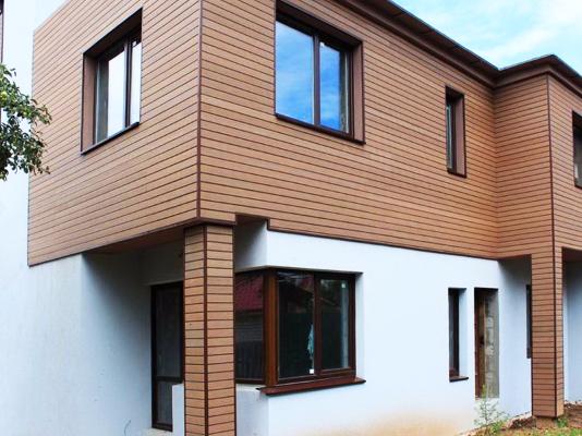 Holzhof, Россия Фасадная панель 3D Holzhof 165*15*3000мм, коричневый